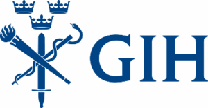 The Coat of Arms of the GIH Swedish School of Sport and Health Sciences.