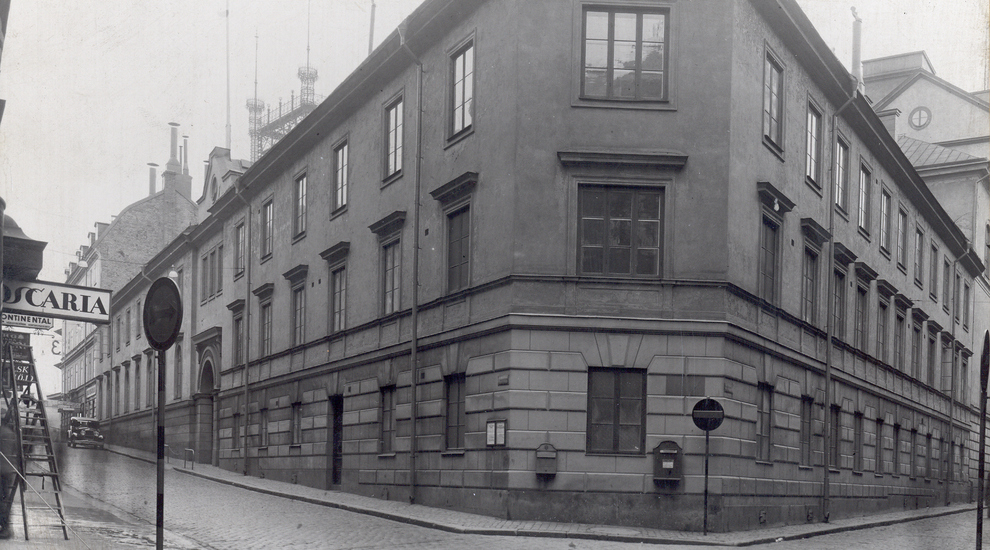 Royal Institute of Gymnastics at Humgatan 19, Stockholm.