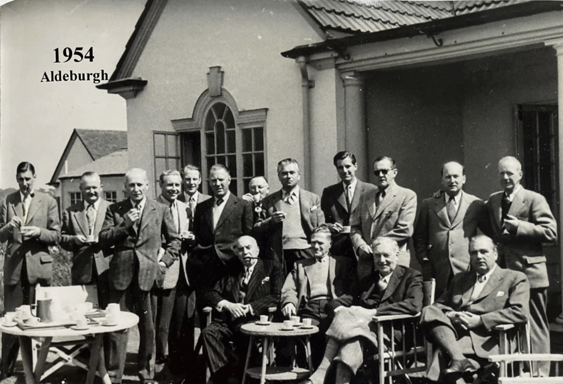 Members of the Swedish Golfing Society in 1954