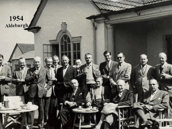 Members of the Swedish Golfing Society in 1954